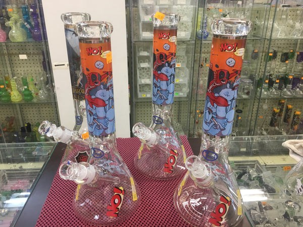 1 4 i nch 7 mm c artoon D ecal B eaker