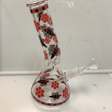 1075  8” Honey Ice Catcher no downstem