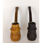 005.5 | WP005 WOODEN HAND PIPE 4.5INCH