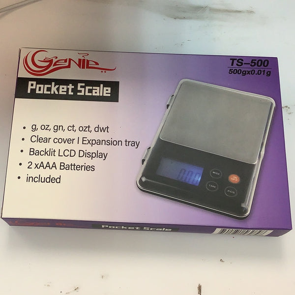 . 5 G ENIE T S-500 p ocket s cale T S500g X  0 .01g