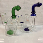 1360H 10 inch Recycler Oil Rig Green Blue Assorted