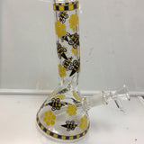 1075  8” Honey Ice Catcher no downstem
