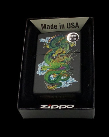 Smoky dragon Zippo lighter