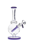 8049 | N8049 7 inch NICE GLASS Fixed Colour Stem Bubbler