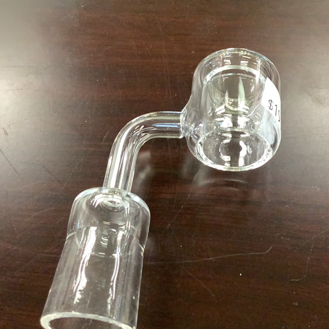 3195 19mm Big Female 90 Degree Quartz Banger no carb cap