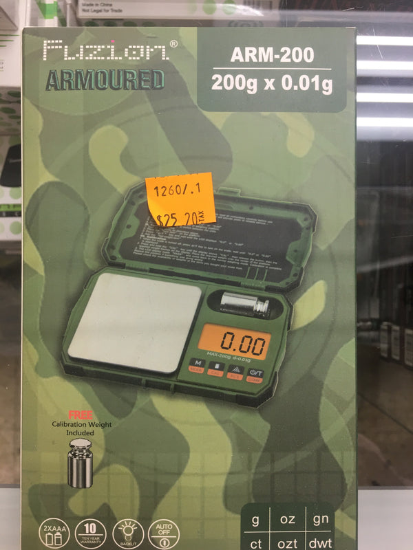 1 292 F uzion A RM-200 d igital s cale 2 00g X  0 .01g