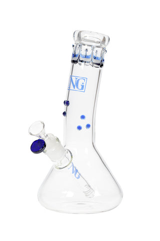 1106.5 | G1106 11 inch NICE GLASS Color Mouthpiece Bent Neck Beaker