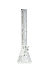 7 26 |  L 726 1 9 i nch 9 mm N ICE G LASS S andblast F loral B eaker
