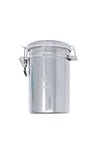 604.2 | CON604 NICE GLASS Stainless Metal Canister - Tall