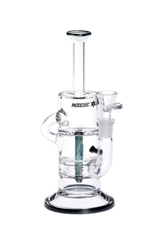 8014.5 | N8014F 9 inch NICE GLASS Unique Recycler w/ North Star Glass