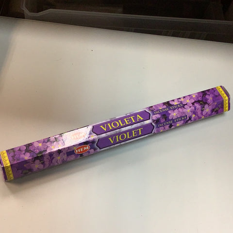 Violet incense sticks by HEM