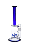 1086.5 | YN1086 12 inch NICE GLASS Four Wheel Perc Straight