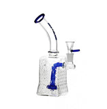 575.4 | XY575 8.5 inch NICE GLASS Honeycomb Base Bubbler