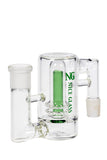 1038.5 | YN1038 NICE GLASS UFO Double Showerhead Ashcatcher