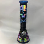 567 Fire skull 14” beaker