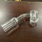 3141 14mm 45 degree Female Quartz Banger no Carb Cap