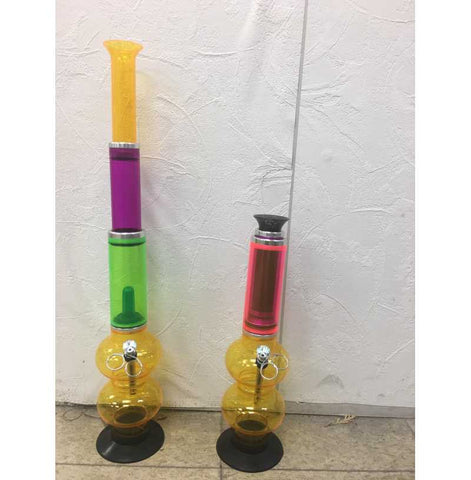 1703.4 Plastic Acrylic Color Tube Beaker